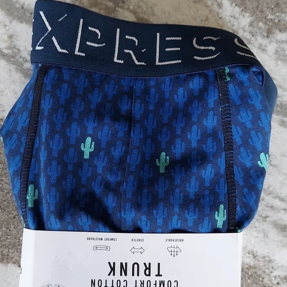 Express Comfort Cotton Cactus Print Boxer Brief - Picture 4 of 4